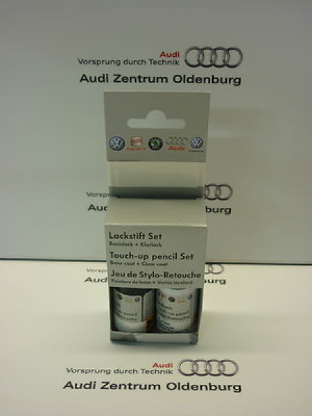 Audi Q7 Kuehlergrau Met Matt LMX3 Lackstift-Reparatur-Set
