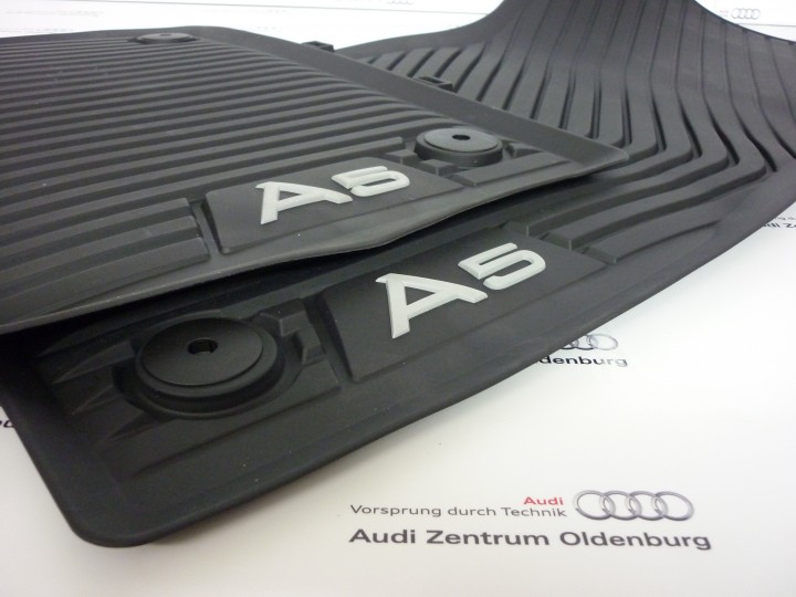Audi A5 | Zentrum vorne, ab Gummimatten Sportback für Bj.16 Oldenburg Gummimatten | Shop Audi